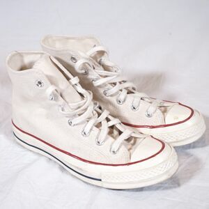 Converse Chuck 70 High Top Sneakers White Red Men’s 5 Women’s 7